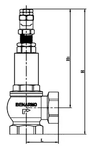 Клапан предохранительный Benarmo